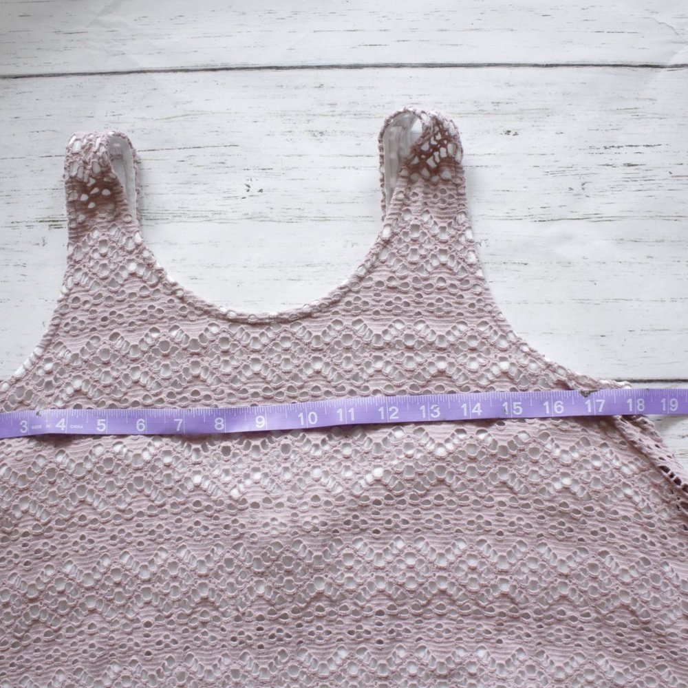 Anthro Deletta Purple Eyelet Tank Top - Picture 8 of 12